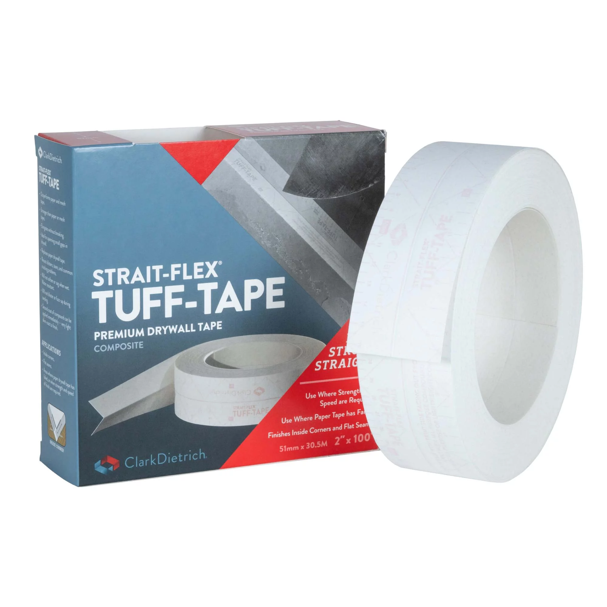 tuff-tape,-rail-de-protection-d'angle-construction-sèche-30m-blanc