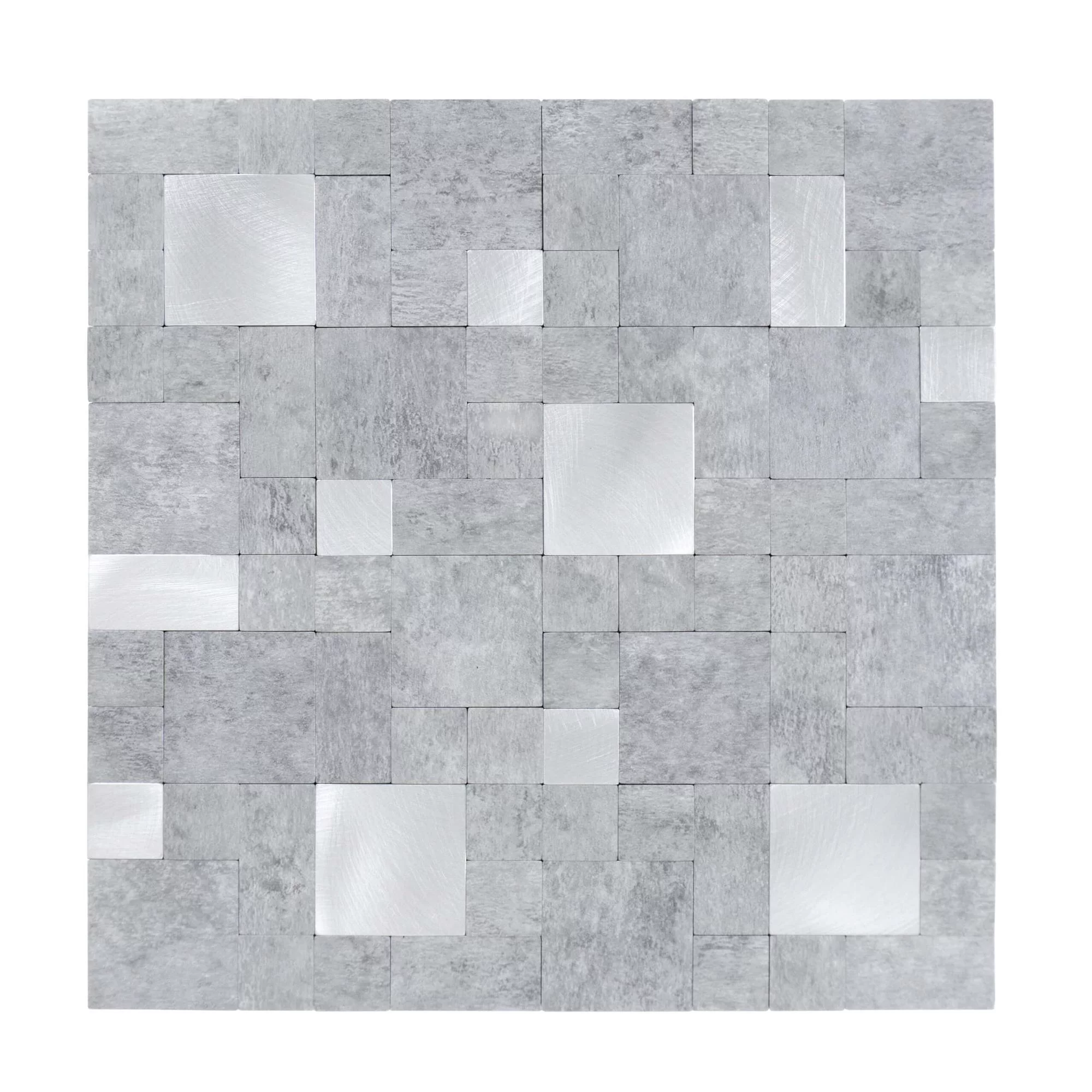 carrelage-autocollant-aspect-pierre-carré/rectangle-1m².-11-pcs-aspect-pierre-gris-clair-argent